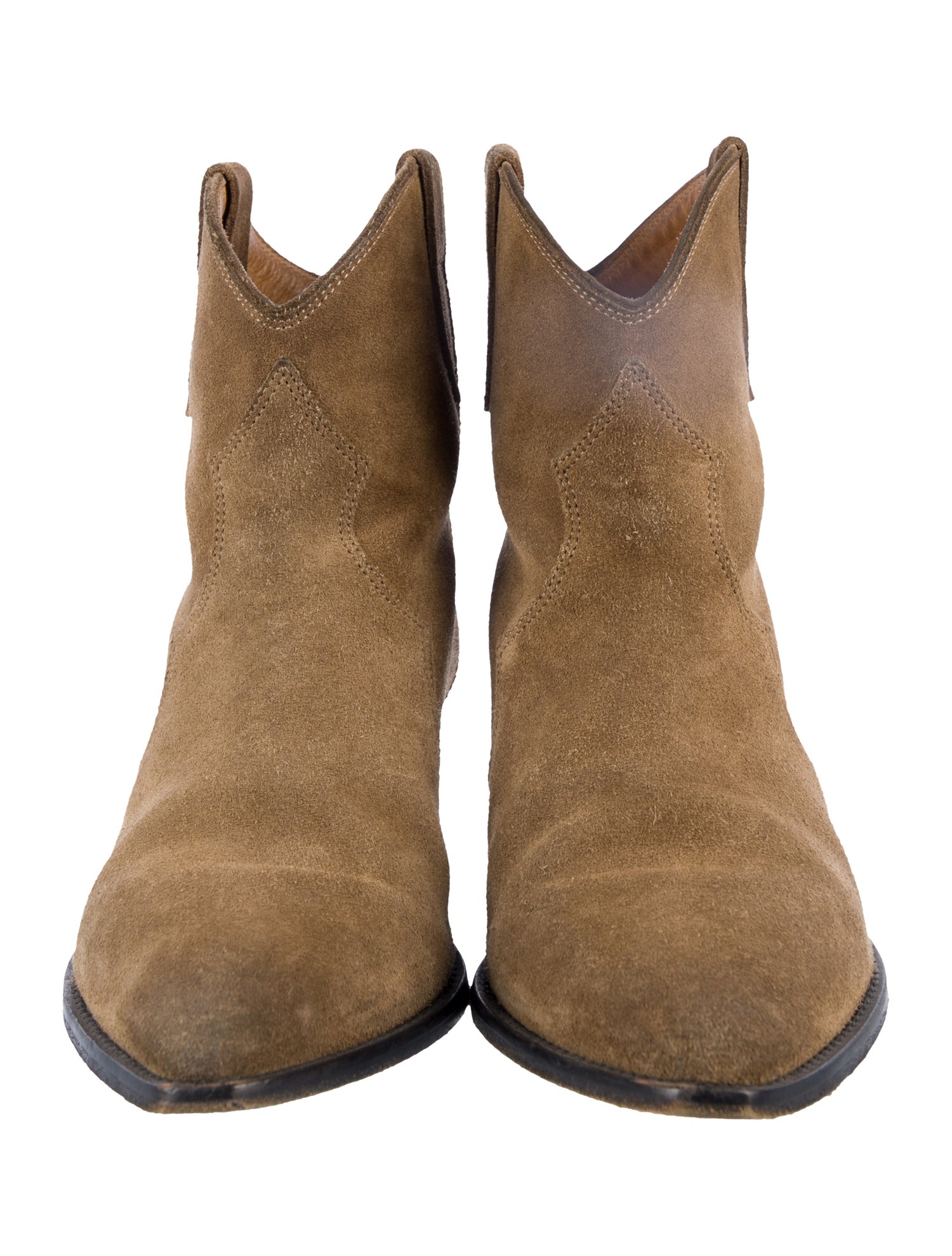 Isabel Marant Suede Western Boots